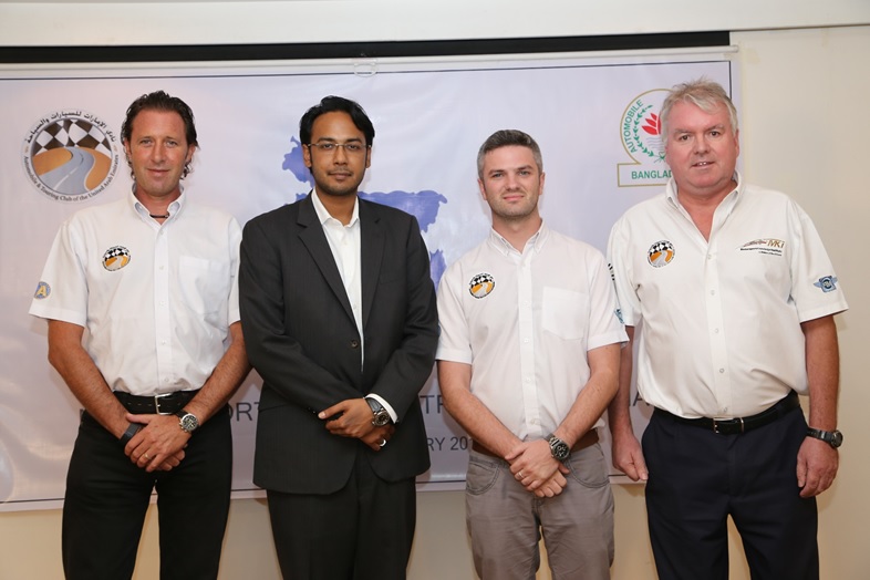 Motorsport Officials Training SeminarIntroduction to Motorsport seminar with volunteers held in Dhaka by the trainers from Automobile and Touring Club of United Arab Emirates (ATCUAE)